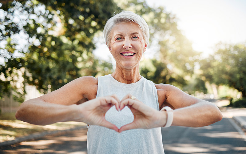 Photo of an empowered woman with healthcare success